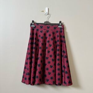 Disney (NWT) black red Mickey Mouse fit & flare skirt